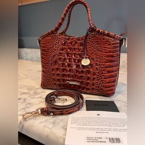 Brahmin Small Elaine in Pecan